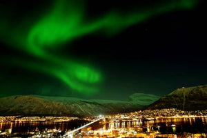 Northern Lights over Tromso by Yngve Olsen Saebbe 