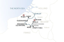 Indulge in Art, Heritage, and Flavors on a Cruise along Belgian Canals (port-to-port cruise)