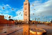 Marrakech - Koutoubia with Pigeons