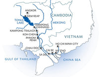 From the Mekong Delta to the Angkor Temples (port-to-port cruise)