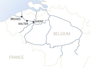 An Enchanting Christmas Getaway between Ghent and Bruges (port-to-port cruise)