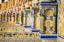 Tiled walls of Plaza de Espana, Sevlle