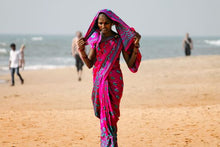 Goa - Indian woman on the beach