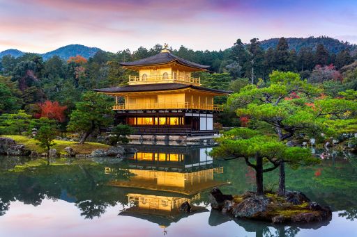 The Golden Pavilion - Kinkakuji Temple Kyoto