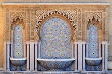 Rabat - tiled fountain