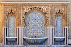 Rabat - tiled fountain