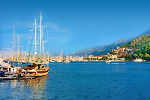 Gulet in Fethiye Harbour