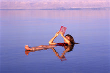 Floating on the Dead Sea