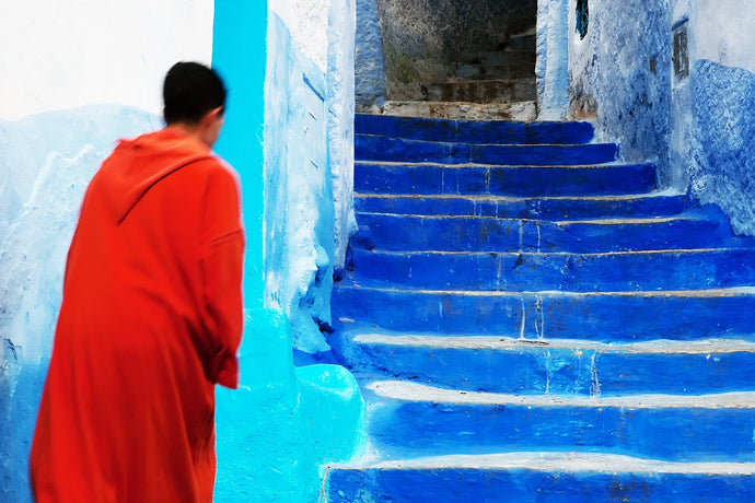 Essaouira - Man on Stairs