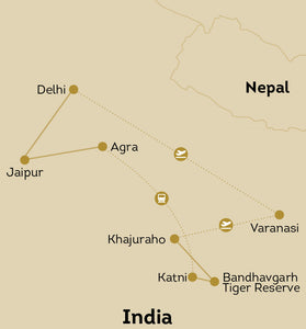 Taj, Tigers and Temples