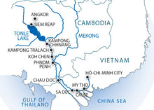 From Siem Reap to the Mekong Delta (port-to-port cruise)