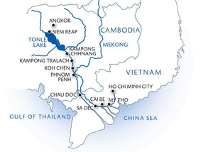 From the Angkor Temples to the Mekong Delta (port-to-port cruise)