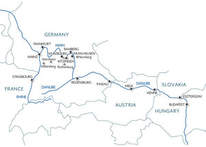 Trans-European cruise from Strasbourg to Budapest (port-to-port cruise)