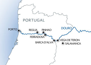 From Portugal to Spain: Porto, the Douro Valley (Portugal) and Salamanca (Spain) (port-to-port cruise)