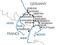 The romantic Rhine Valley and the rock of the Lorelei (port-to-port cruise)