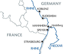 The Romantic Rhine Valley and the Rock of Lorelei (port-to-port cruise)