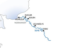 The finest and most picturesque ports of call in the Seine valley (port-to-port cruise)